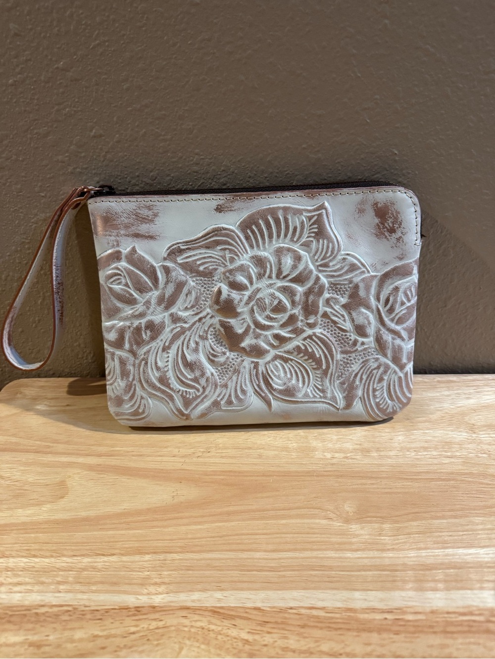 Patricia Nash Leather Clutch